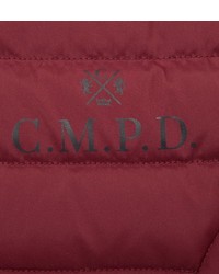 dunkelrote ärmellose Jacke von Camp David