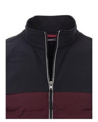 dunkelrote ärmellose Jacke von Casamoda