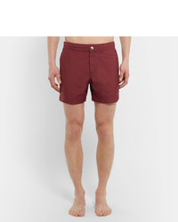 dunkelrote Badeshorts von Brunello Cucinelli