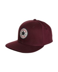 dunkelrote Baseballkappe von Converse