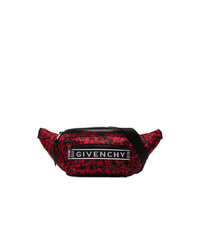 dunkelrote Bauchtasche von Givenchy