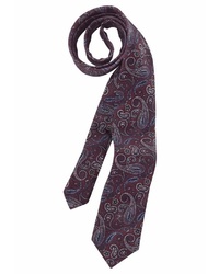 dunkelrote bedruckte Krawatte von STUDIO COLETTI