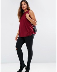 dunkelrote Bluse von Asos