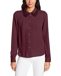 dunkelrote Bluse von Vero Moda