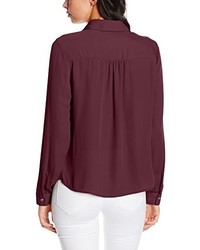 dunkelrote Bluse von Vero Moda