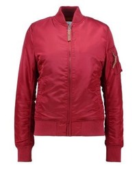 dunkelrote Bomberjacke von Alpha Industries