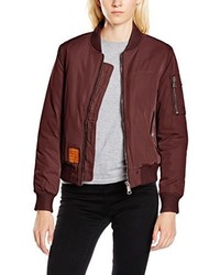 dunkelrote Bomberjacke von Bombers Original