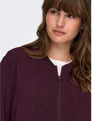 dunkelrote Bomberjacke von ONLY CARMAKOMA