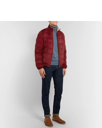 dunkelrote Bomberjacke von Loro Piana