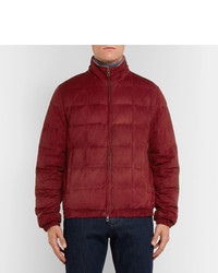 dunkelrote Bomberjacke von Loro Piana