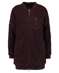dunkelrote Bomberjacke von Saint Tropez