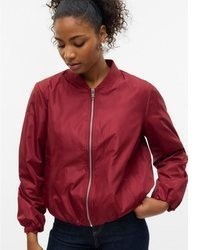 dunkelrote Bomberjacke von Vero Moda