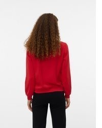 dunkelrote Bomberjacke von Vero Moda