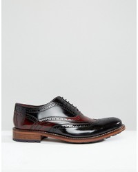 dunkelrote Brogues von Ted Baker