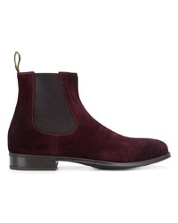 dunkelrote Chelsea Boots aus Wildleder von Doucal's