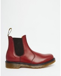 dunkelrote Chelsea Boots von Dr. Martens