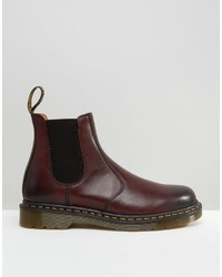 dunkelrote Chelsea Boots von Dr. Martens