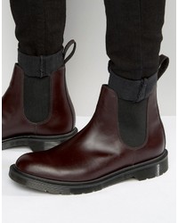 dunkelrote Chelsea Boots von Dr. Martens