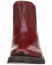 dunkelrote Chelsea Boots von Fly London