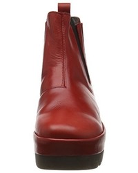 dunkelrote Chelsea Boots von Fly London