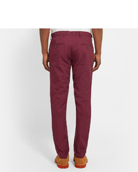 dunkelrote Chinohose von Club Monaco