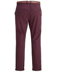 dunkelrote Chinohose von Jack & Jones