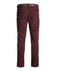 dunkelrote Chinohose von Jack & Jones