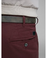 dunkelrote Chinohose von Jack & Jones