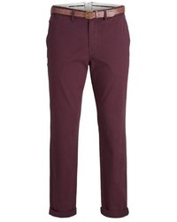 dunkelrote Chinohose von Jack & Jones