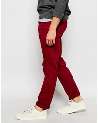 dunkelrote Chinohose von Jack and Jones