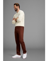 dunkelrote Chinohose von mans world