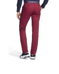 dunkelrote Chinohose von MEYER