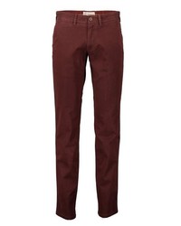 dunkelrote Chinohose von REDPOINT