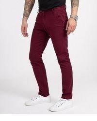 dunkelrote Chinohose von Rock Creek