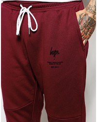 dunkelrote Chinohose von Hype