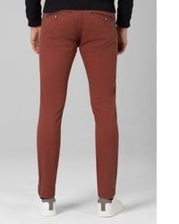 dunkelrote Chinohose von Timezone