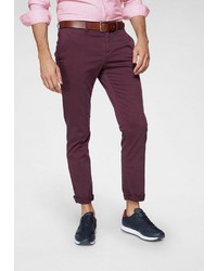 dunkelrote Chinohose von Tommy Hilfiger