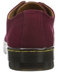 dunkelrote Derby Schuhe von Dr. Martens