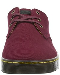 dunkelrote Derby Schuhe von Dr. Martens