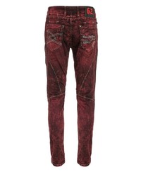 dunkelrote enge Jeans von Cipo & Baxx