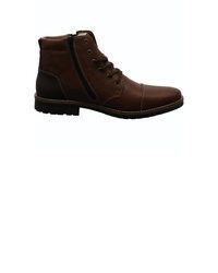 dunkelrote Freizeitstiefel von Rieker
