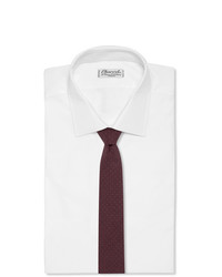 dunkelrote gepunktete Krawatte von Brunello Cucinelli