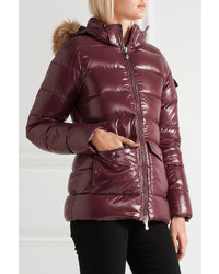 dunkelrote gesteppte Jacke von Pyrenex