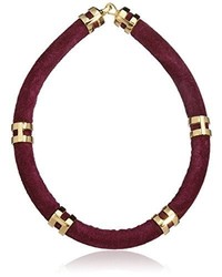 dunkelrote Halskette von Lizzie Fortunato