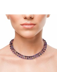 dunkelrote Halskette von Pearls & Colors