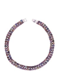 dunkelrote Halskette von Pearls & Colors