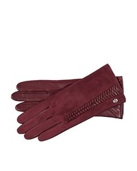 dunkelrote Handschuhe von Roeckl