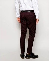 dunkelrote Hose von Asos