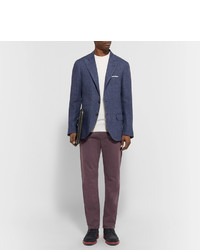 dunkelrote Hose von Ermenegildo Zegna