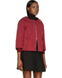 dunkelrote Jacke von Nina Ricci